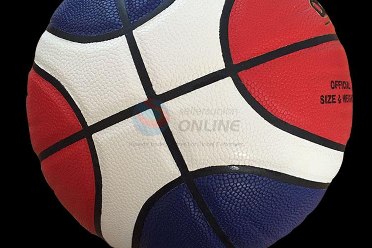 Low price outdoor size 7 pu basketball