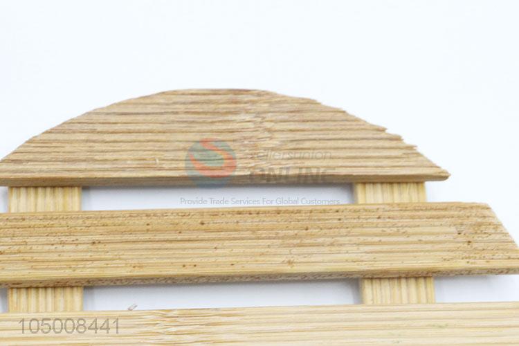 New Fashion Round Shaped Bamboo Heat Pad