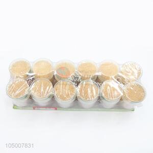 Fashion Mini Promotional 12 Boxes Bamboo Toothpicks