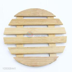 New Fashion Round Shaped Bamboo Heat Pad