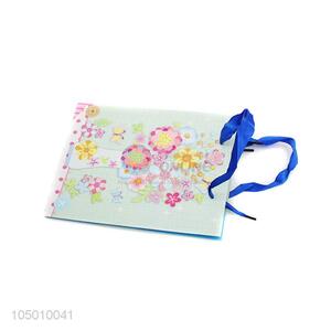 Good quality pretty flower paper gift bag with handle