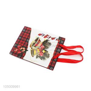 Resonable price Chrismtas pattern paper gift bag with handle