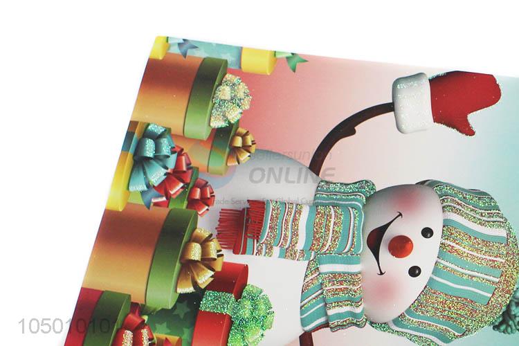 Competitive price Chrismtas pattern paper gift bag with handle