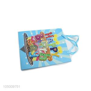 Super quality Chrismtas pattern paper gift bag with handle