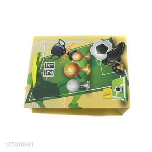 Wholesale soccer pattern paper gift bag with handle