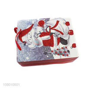 Direct factory Chrismtas pattern paper gift bag with handle