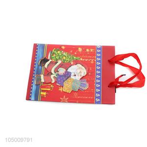 New arrival Christmas pattern paper gift bag with handle