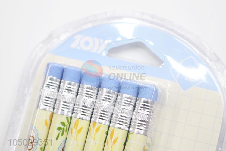 Reasonable Price 12 Pencils and Pencil Sharpener Set Promotional Gift Stationery