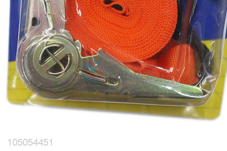 Wholesale custom 100% polyester webbing ratchet tie down set