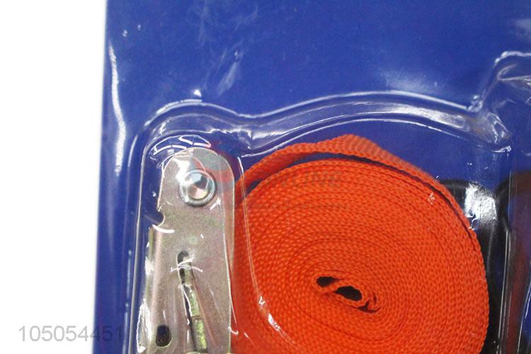 Wholesale custom 100% polyester webbing ratchet tie down set