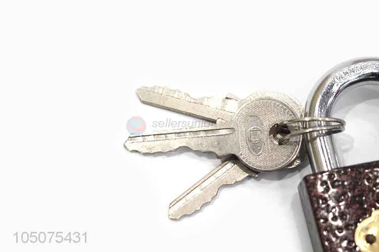 Factory sales cheap powder coating padlock with keys