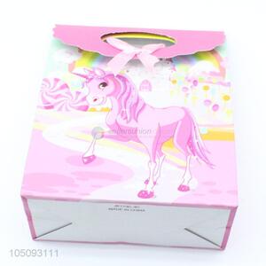 Factory Supply Lovely Unicorn Pattern Paper Gift Bags