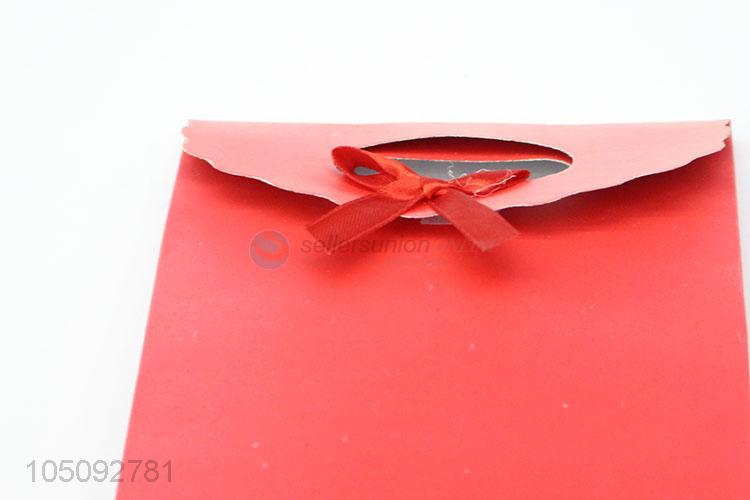 Wholesale Red Color Paper Gift Bag