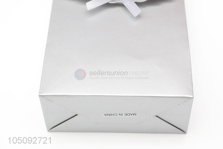 New Arrival Elegant Style Silve Color Paper Gift Bag