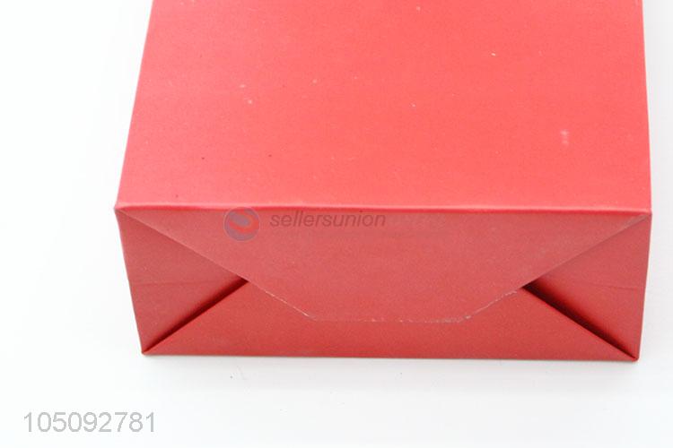 Wholesale Red Color Paper Gift Bag