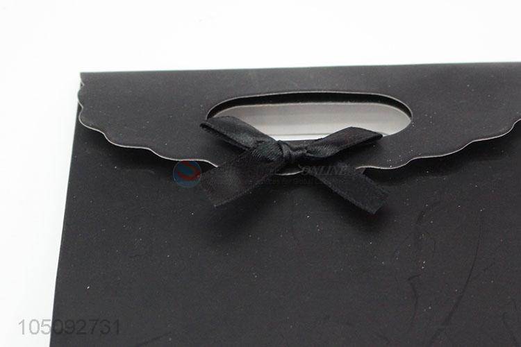 Low Price Black Color  
Eco-Friendly Shopping Paper Gift Bag