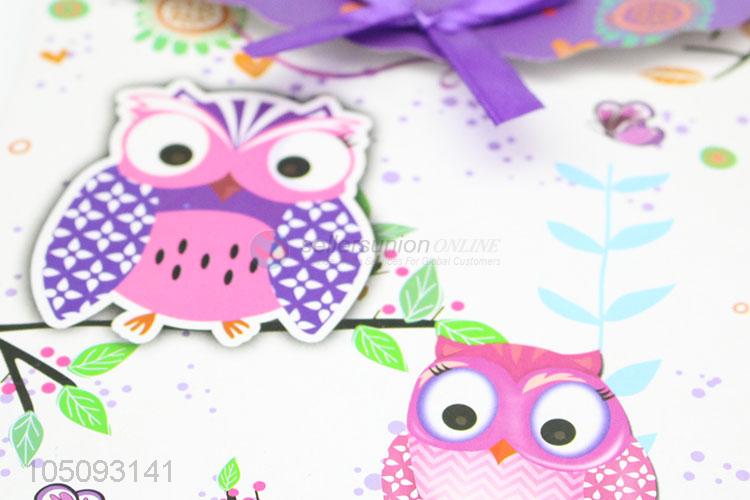 Wholesale Cartoon Owl Printed Paper Packaging Gift Bags