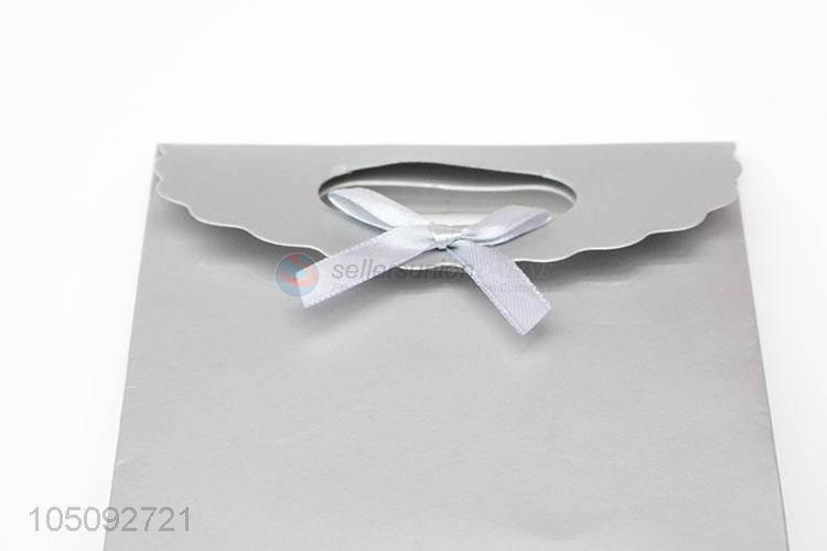 New Arrival Elegant Style Silve Color Paper Gift Bag