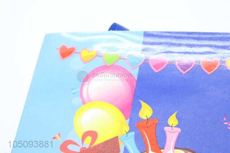 Fashion Birthday Cake Pattern Custom Gift Paper Bag Paper Gift Bag