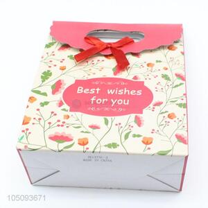 Best High Sales Fancy Wholesale Fashion Paper Flower Printed Gift Bag