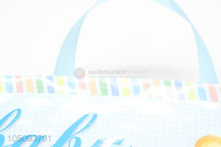 Classical Design Folded Shopping Milk Bottle Printed Paper Gift Bag