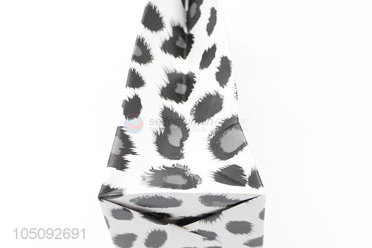 Factory Price Black Leopard Pattern Shopping Party Gift Bags