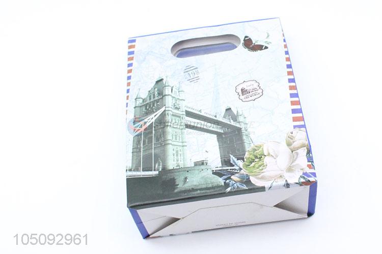 Wholesale Cool Simple Big Ben Pattern Paper Bag Gift Bag