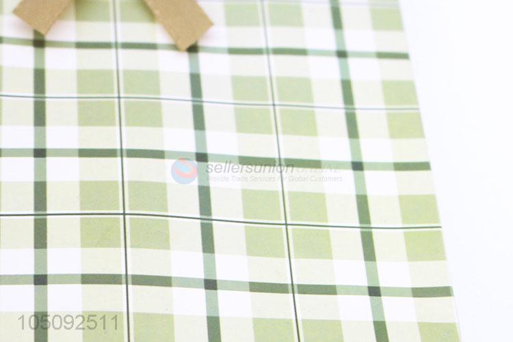 Nice Check Pattern Design Lady Gift Bag/Shopping Paper Bag