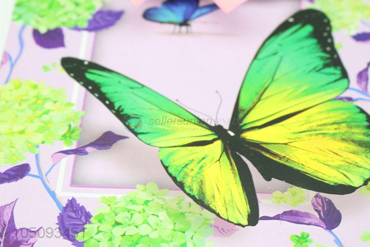 Factory Sale Recycle Butterfly Pattern Cheap Paper Gift Bags