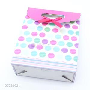 Colorful Dotted Pattern Paper Shopping Bag Paper Gift Bag