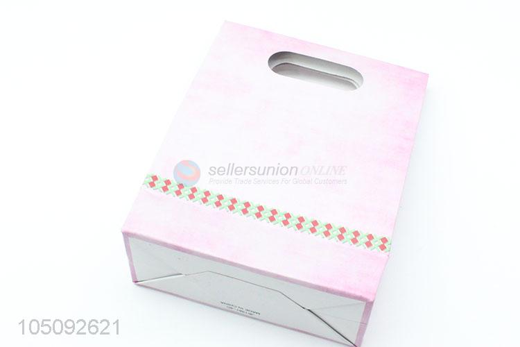 Best Selling Pink Color Design Paper Gift Bag, Paper Shopping Bag