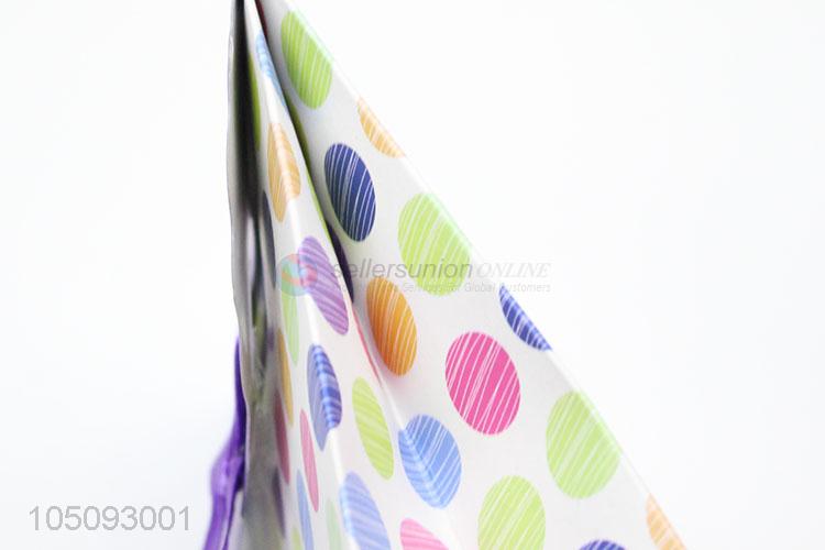 Classical Colorful Dotted Pattern Paper Shopping Bag Printed Gift Bag