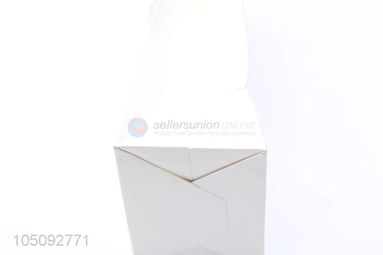 Fashion Design White Color Cheap Recycled Paper Gift Bag