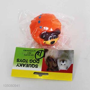 New design vinyl dog toy lion ball