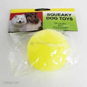 Top quality soft vinyl dog toy tennis