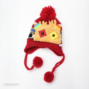 China Factory Children's Winter Knitted Hat Cartoon Hat Warm Ear Cap