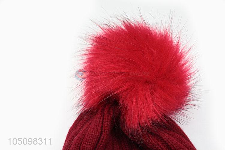 Fashion Style Winter Hat for Women Fashion Solid Warm Hats
