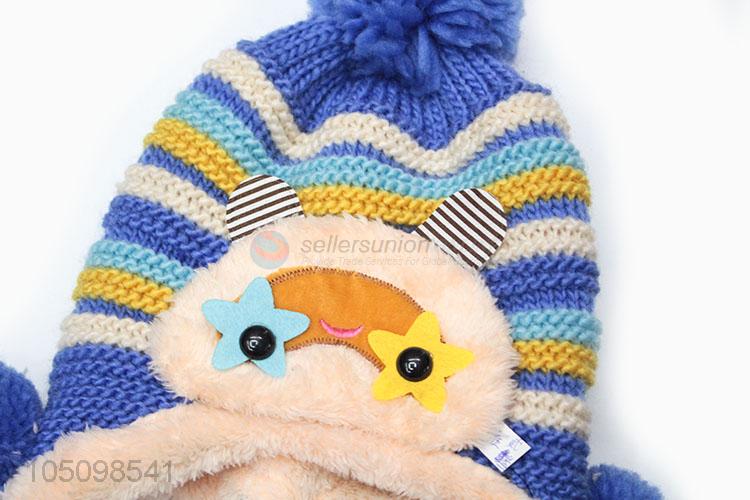 Factory Promotional Lovely Winter Adult Hat Cartoon Cap Winter Beanie Hat