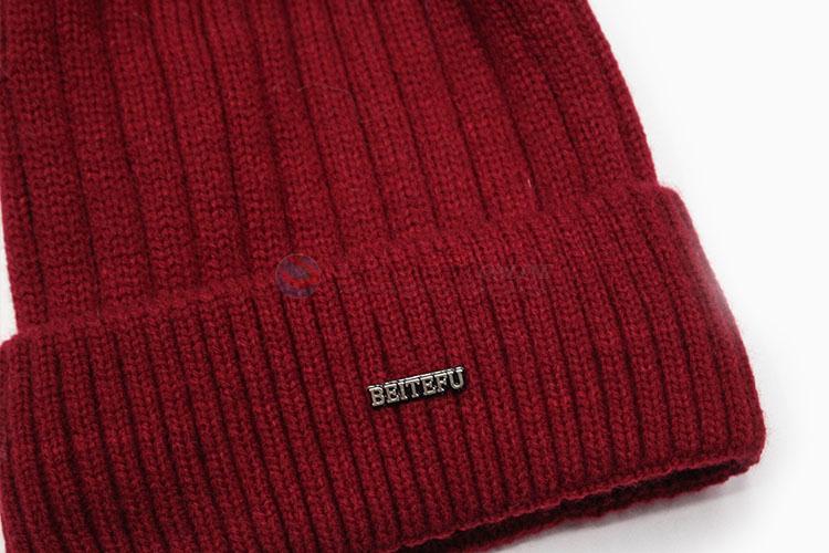 Fashion Style Winter Hat for Women Fashion Solid Warm Hats