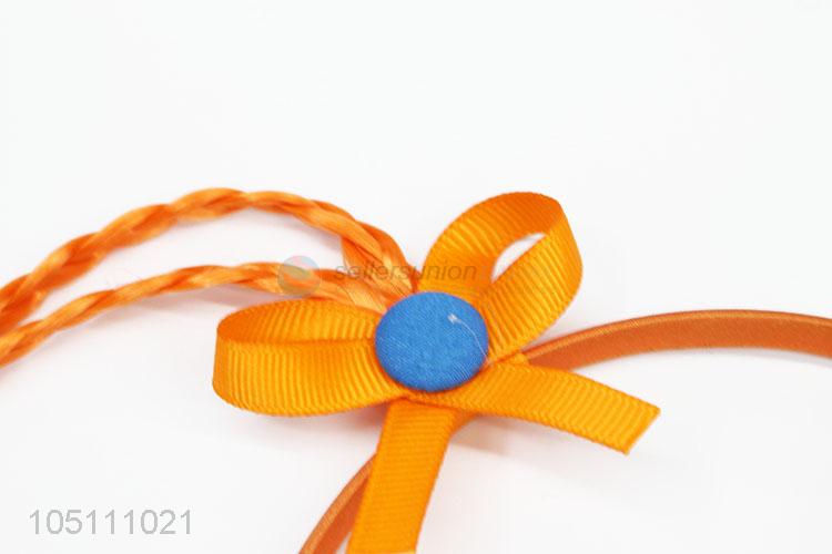 New Arrival Head Wear Girls Hair Band Accessories with Orange Braid