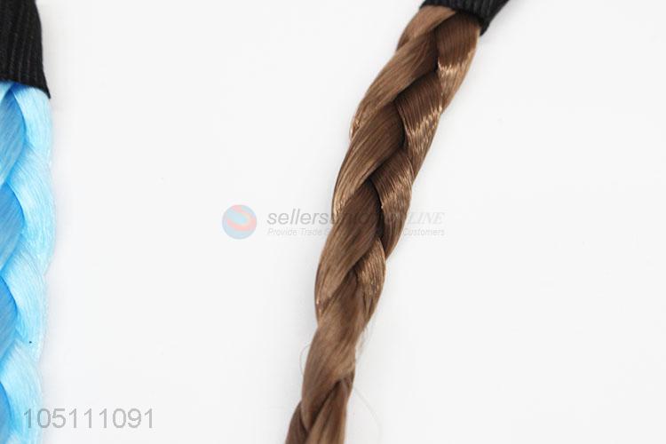 Custom Good Quality Children Wig Braids Multi-color Mini Clip Kids Elastics Hair Bands