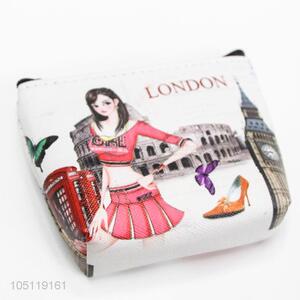 Factory Price Fashion Cartoon Girl  Pattern Coin Purse for Promotion