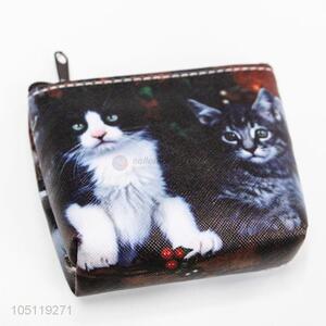 Promotional Christmas Gifts Cute Cat Pattern Coin Purse