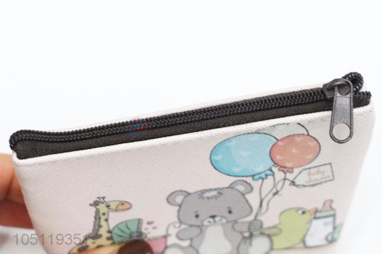 Multifunctional Promotional Cartoon Bear Pattern Storege Bag PVC Coin Purse