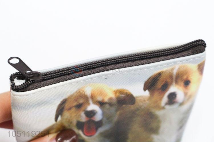 Korean Style Cute Baby Dog Printed Coin Purse