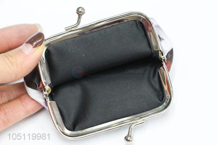 Best Selling Mini Lovely Girl Pattern Coin Purse with Metal Clasp