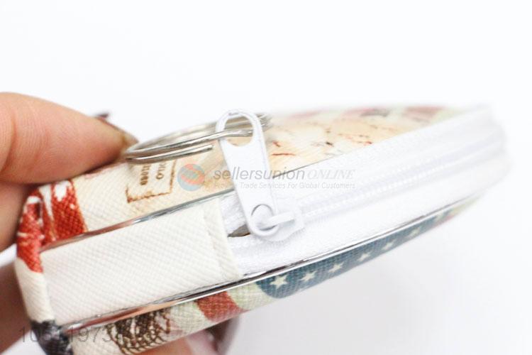 Latest Design New York Landscape PVC Coin Purse Zipper Pouch