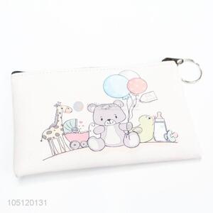 Popular Promotion Cartoon Animals Pattern PVC Coin Bag Cute Wallet for Girls