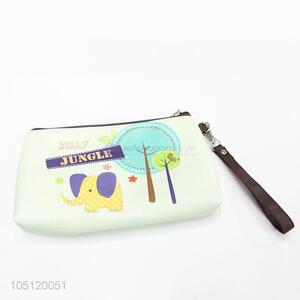 Latest Design Cartoon Elephant Pattern PVC Coin Purse Wallet