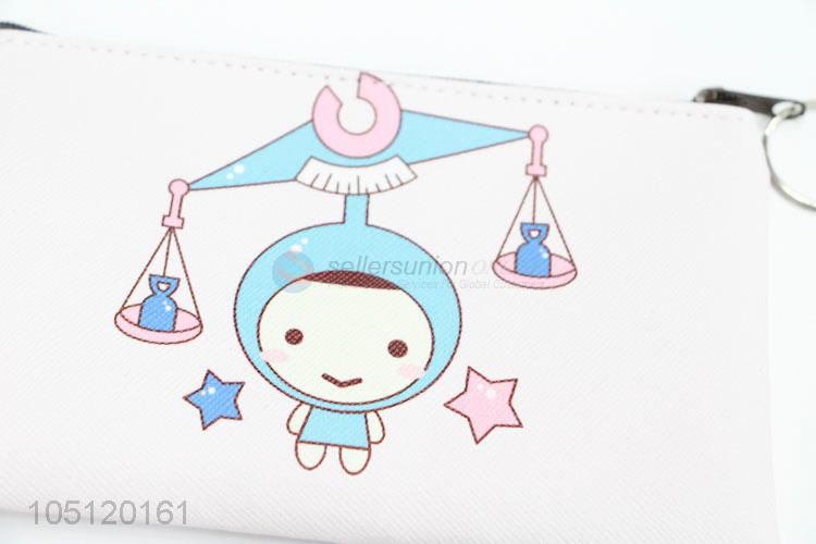 Best Selling Kawaii Pink Color Cartoon Printed Bag PVC Coin Pouch